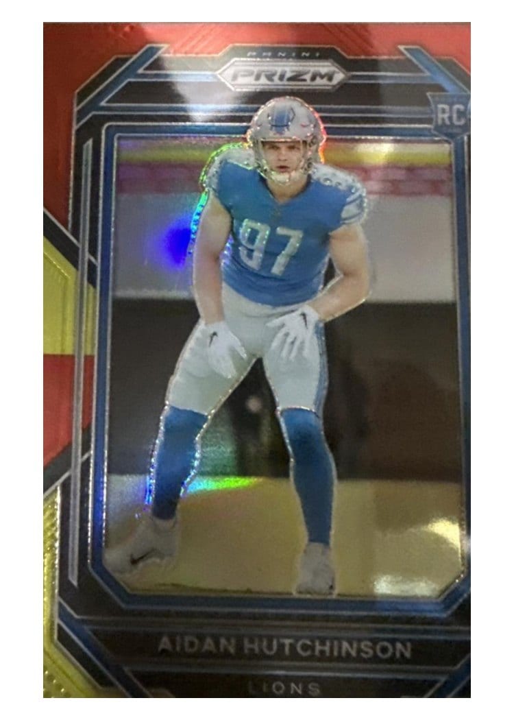 2022 Panini Prizm Base Set Aidan Hutchinson #340 card