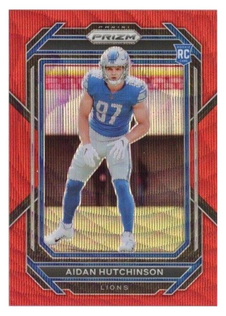 2022 Panini Prizm Base Set Aidan Hutchinson #340 card