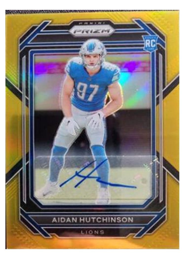 2022 Panini Prizm Base Set Aidan Hutchinson #340 card