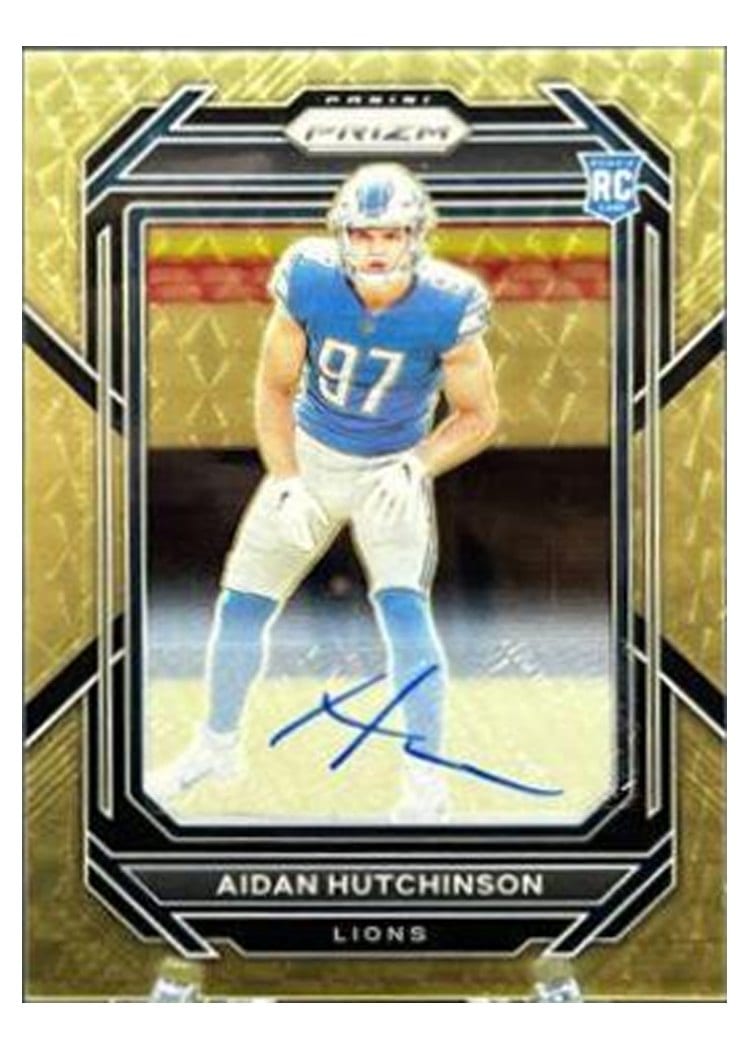 2022 Panini Prizm Base Set Aidan Hutchinson #340 card