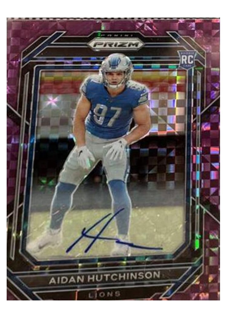 2022 Panini Prizm Base Set Aidan Hutchinson #340 card