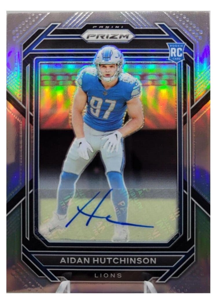 2022 Panini Prizm Base Set Aidan Hutchinson #340 card