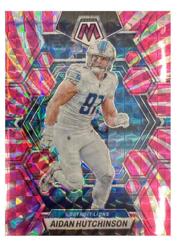 2023 Panini Mosaic Base Set Aidan Hutchinson #189 card