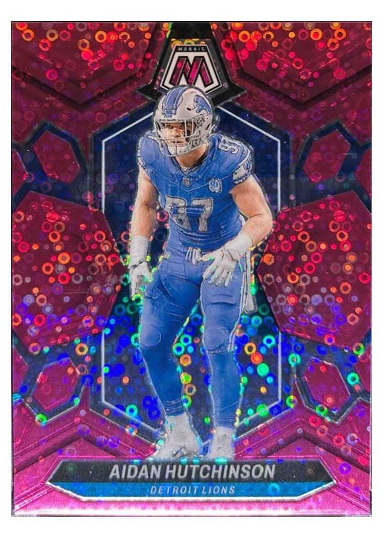 2024 Panini Mosaic Base Set Aidan Hutchinson #76 card
