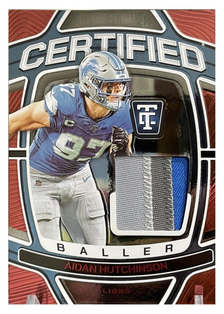 2024 Panini Totally Certified Certified Baller Aidan Hutchinson #25 card