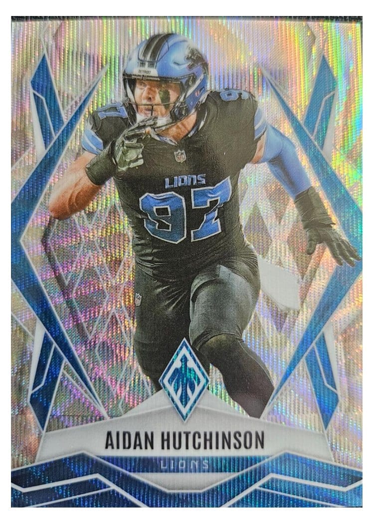 2025 Panini Phoenix Base Set Aidan Hutchinson Wave #21 card