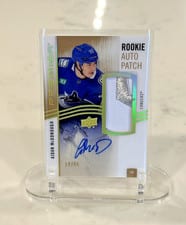 2023-24 Upper Deck Premier Acetate Rookie Autograph Patch Aidan McDonough #AR-AM card