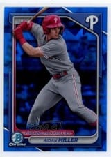 2024 Bowman Chrome Sapphire Edition Prospects Aidan Miller #BCP-213 card