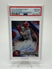 2024 Bowman's Best Best of 2024 Autographs Aidan Miller #B24-AM card