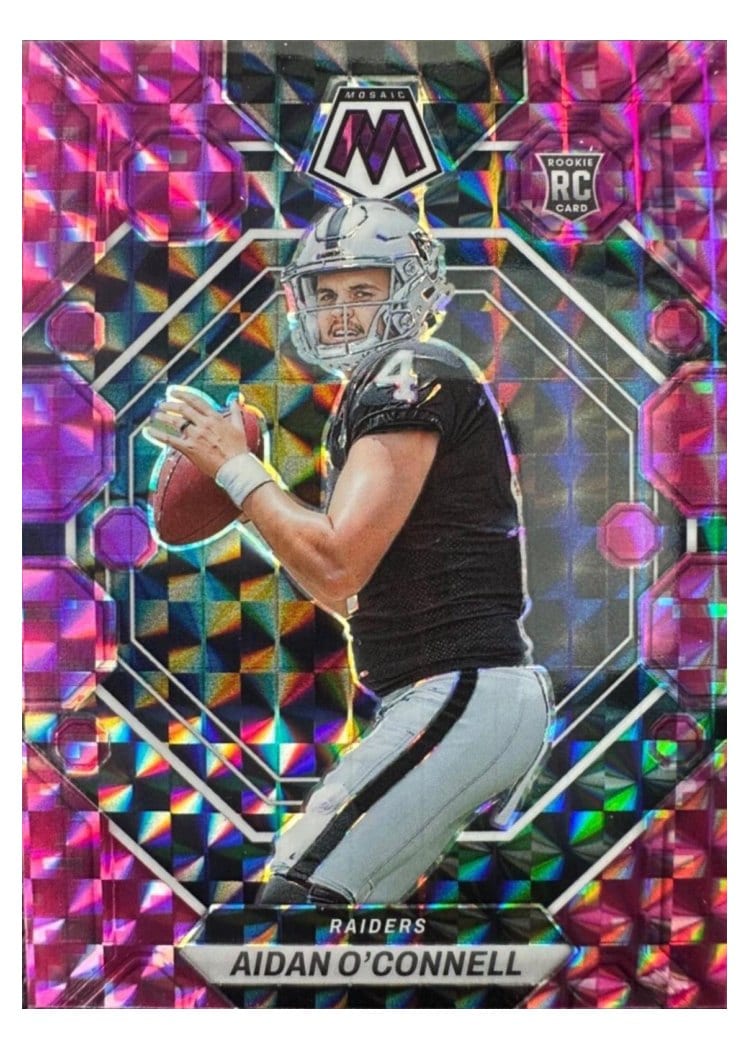 2023 Panini Mosaic Base Set Aidan O'Connell #281 card