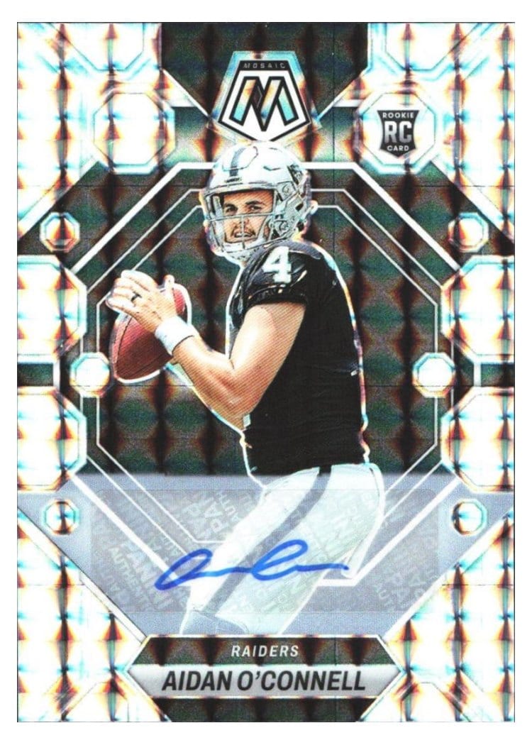 2023 Panini Mosaic Base Set Aidan O'Connell #281 card