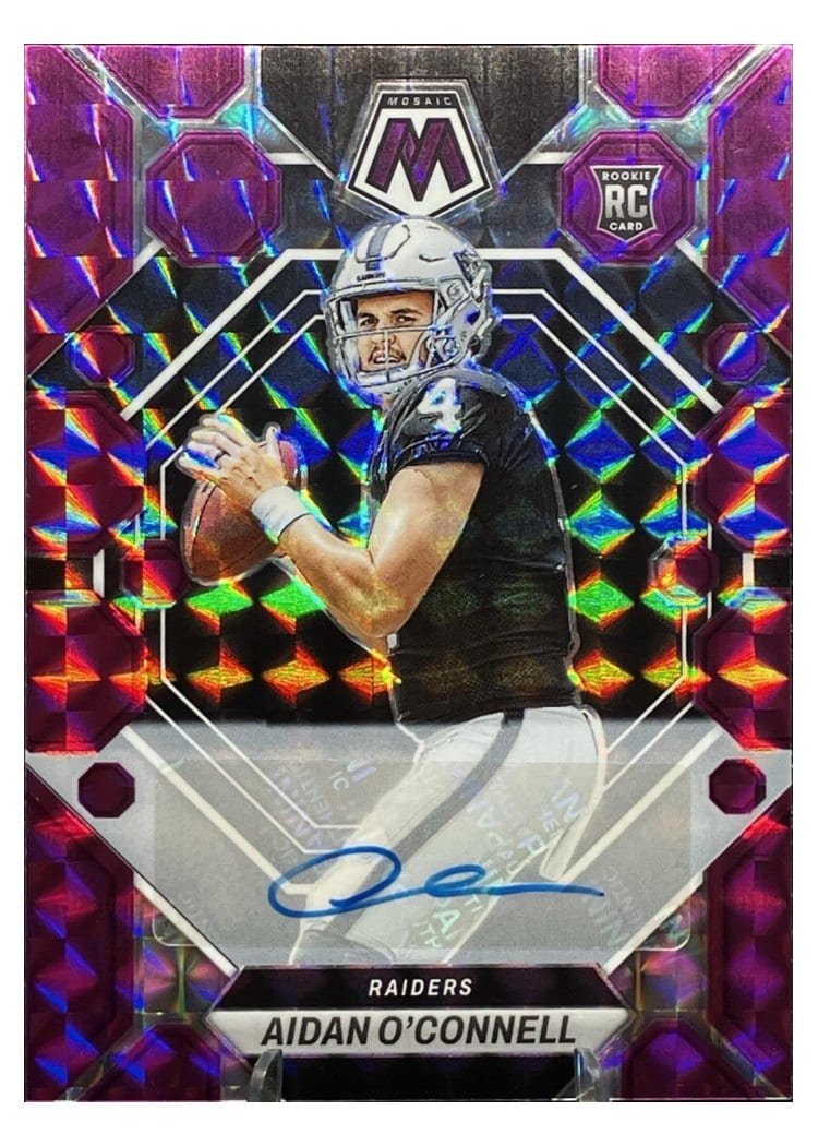 2023 Panini Mosaic Base Set Aidan O'Connell #281 card