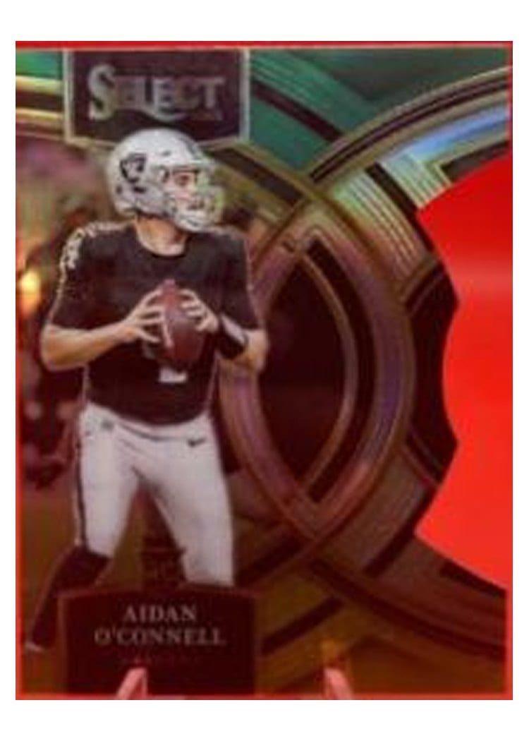 2023 Panini Select Base Set Aidan O'Connell #163 card