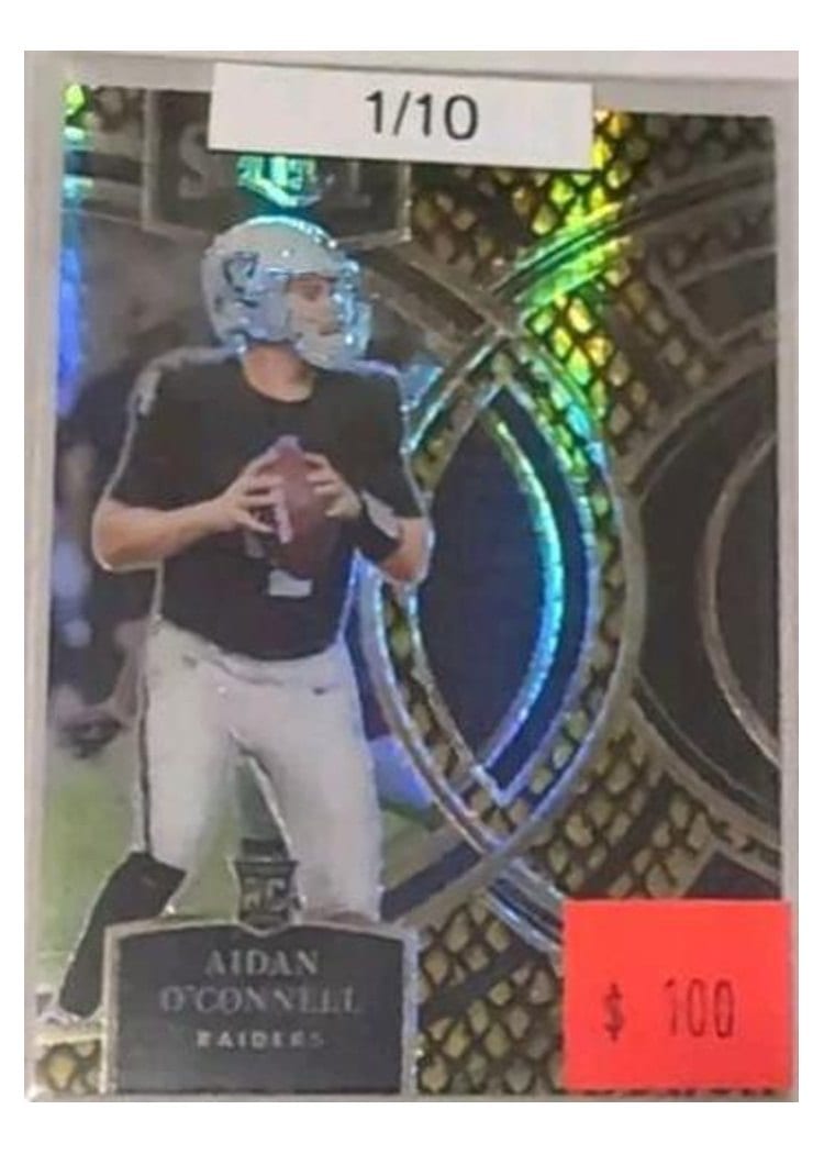 2023 Panini Select Base Set Aidan O'Connell #163 card