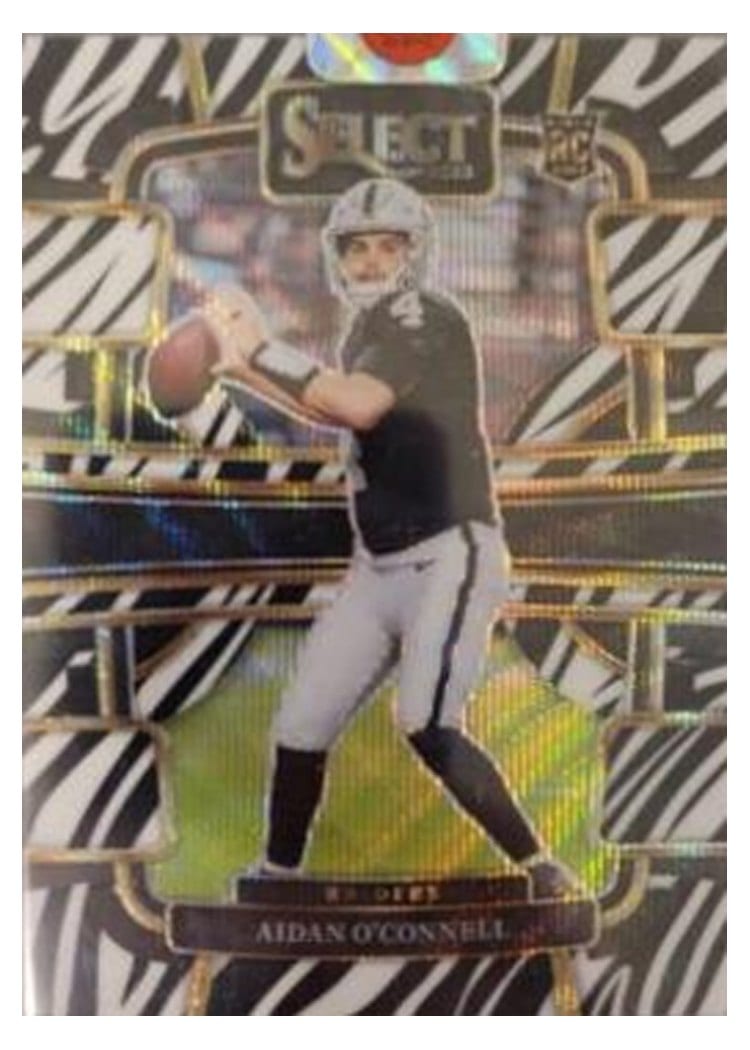 2023 Panini Select Base Set Aidan O'Connell #58 card