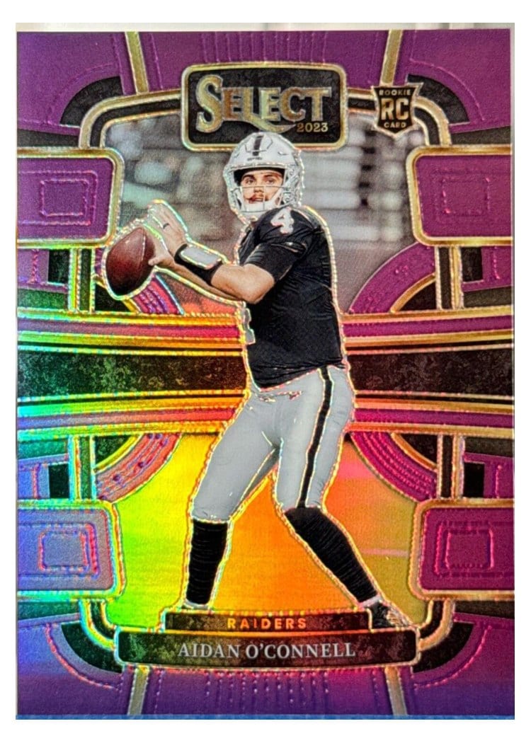 2023 Panini Select Base Set Aidan O'Connell #58 card