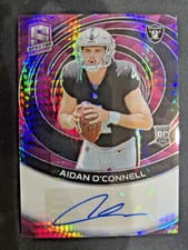 2023 Panini Spectra Rookie Autographs Aidan O'Connell #25 card