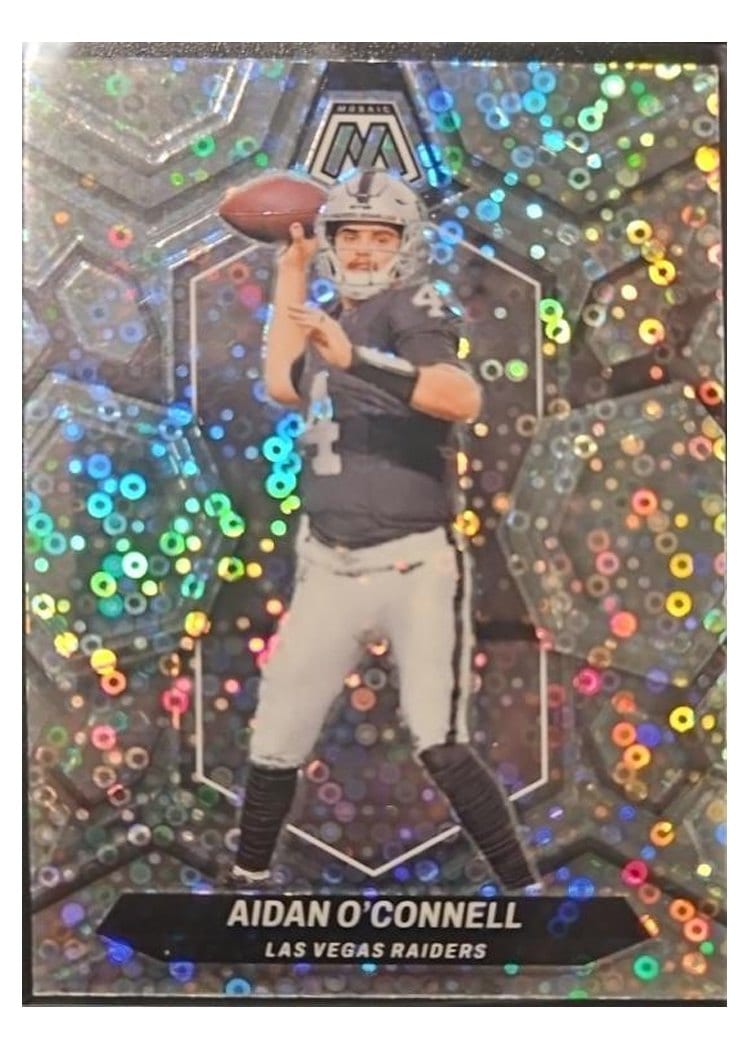 2024 Panini Mosaic Base Set Aidan O'Connell #113 card