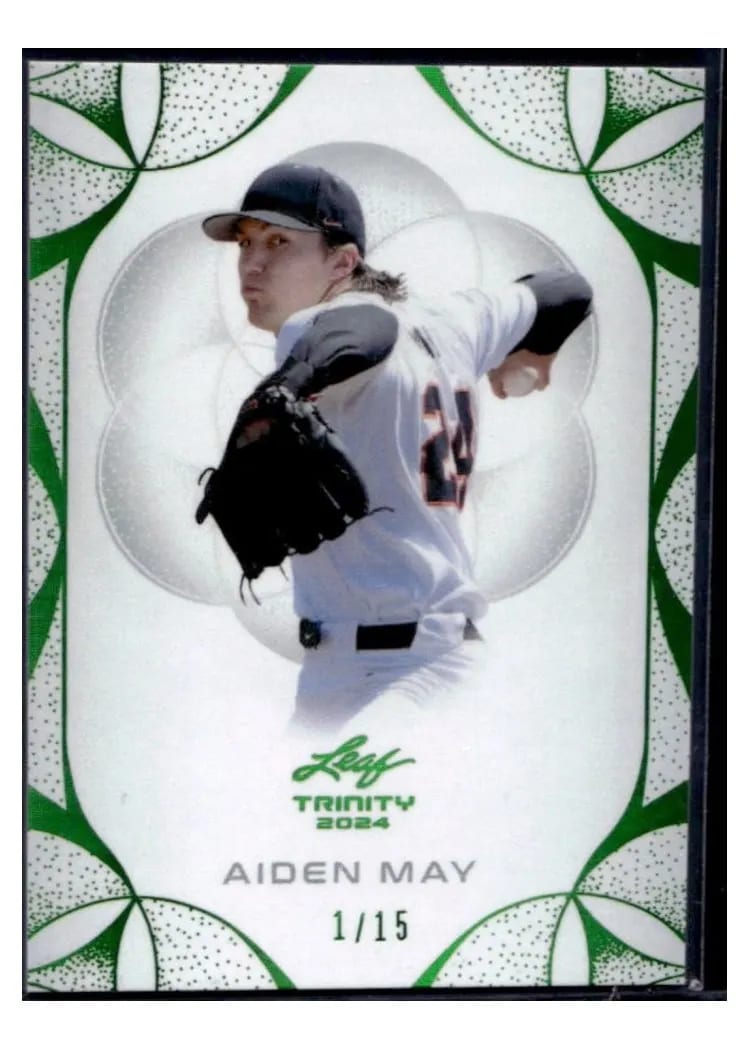 2024 Leaf Trinity Baseball Base Set Aiden May #3 card