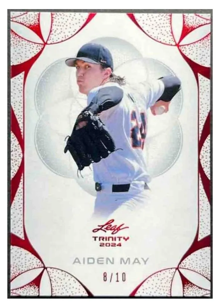 2024 Leaf Trinity Baseball Base Set Aiden May #3 card