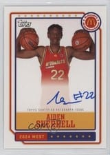 2024 Topps Chrome McDonald's All-American Event Autographs Aiden Sherrell #EA-AS card
