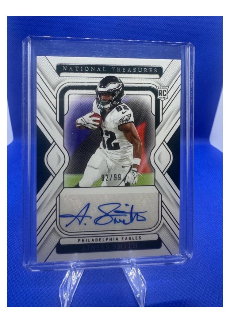 2024 Panini National Treasures Base Set Ainias Smith #114 card