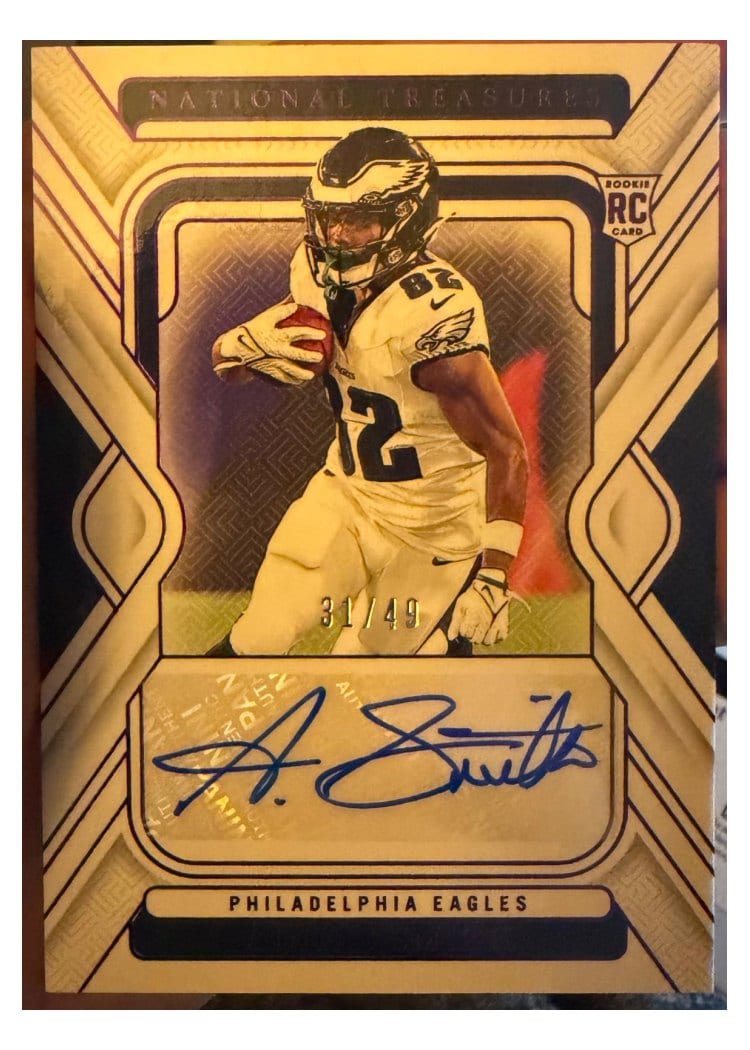 2024 Panini National Treasures Base Set Ainias Smith #114 card