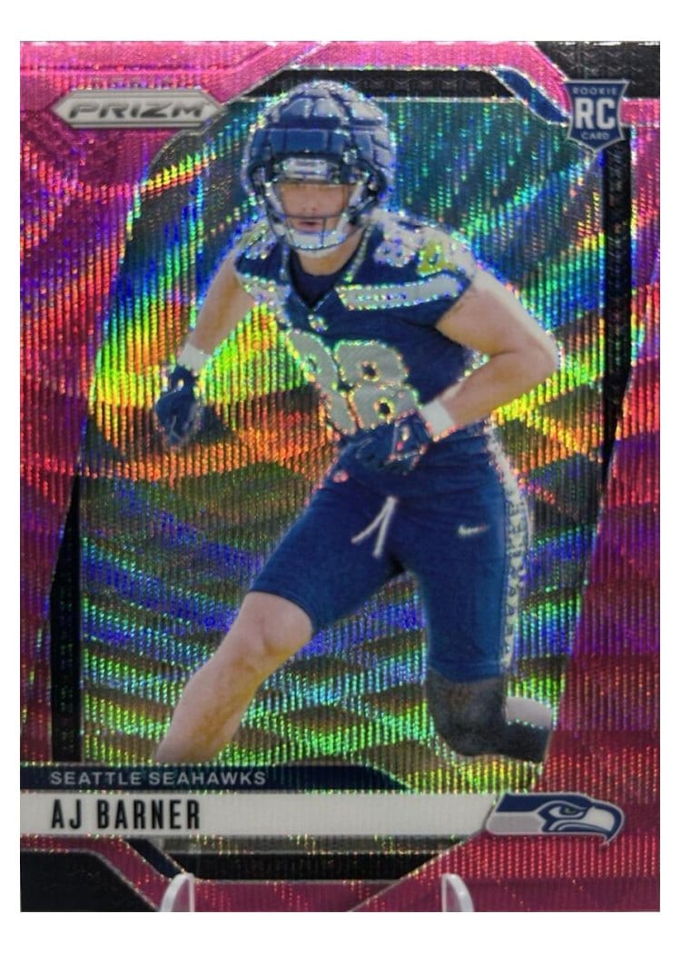 2024 Panini Prizm Base Set AJ Barner #304 card