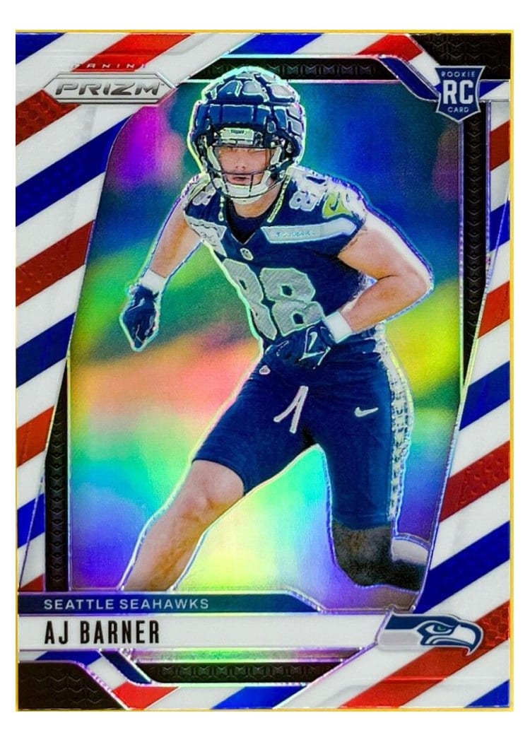 2024 Panini Prizm Base Set AJ Barner #304 card
