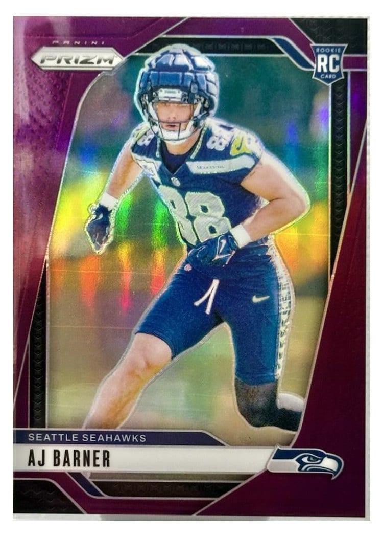 2024 Panini Prizm Base Set AJ Barner #304 card