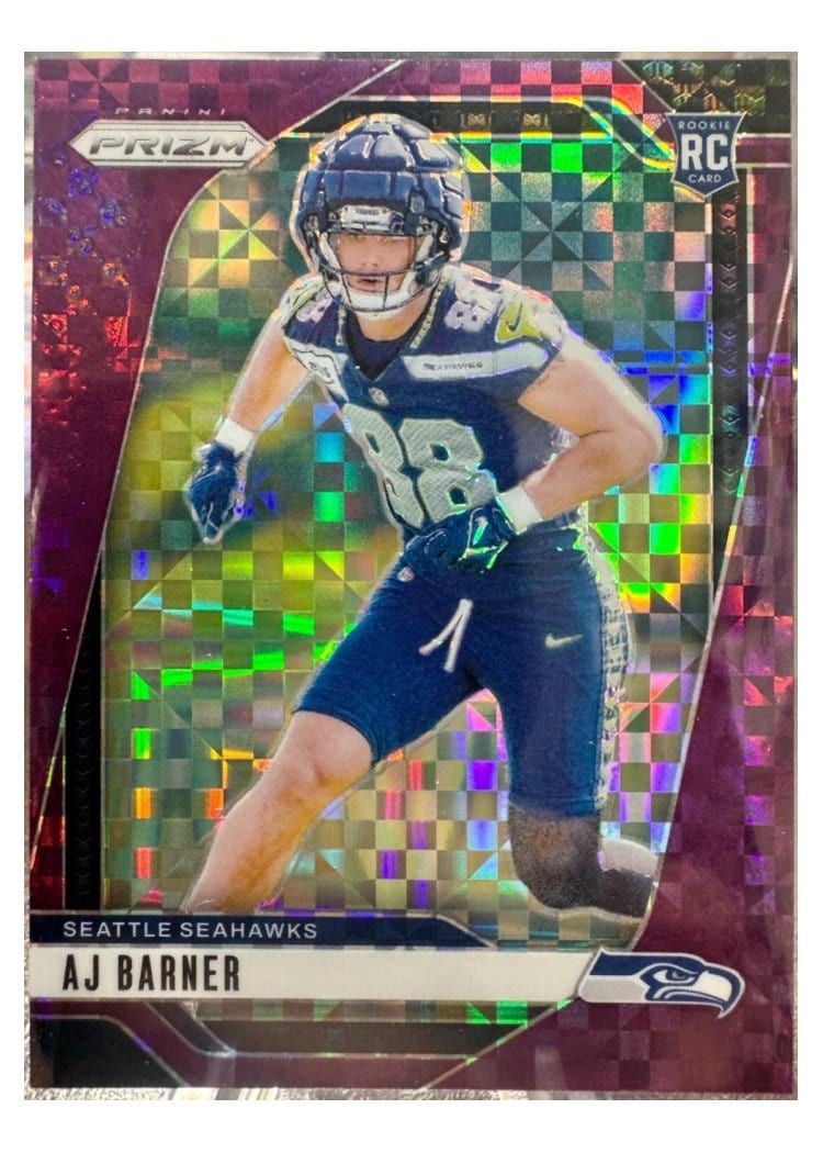 2024 Panini Prizm Base Set AJ Barner #304 card