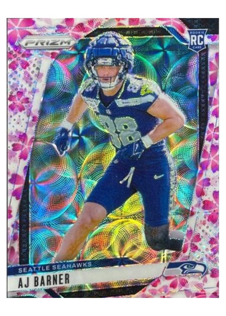 2024 Panini Prizm Base Set AJ Barner #304 card