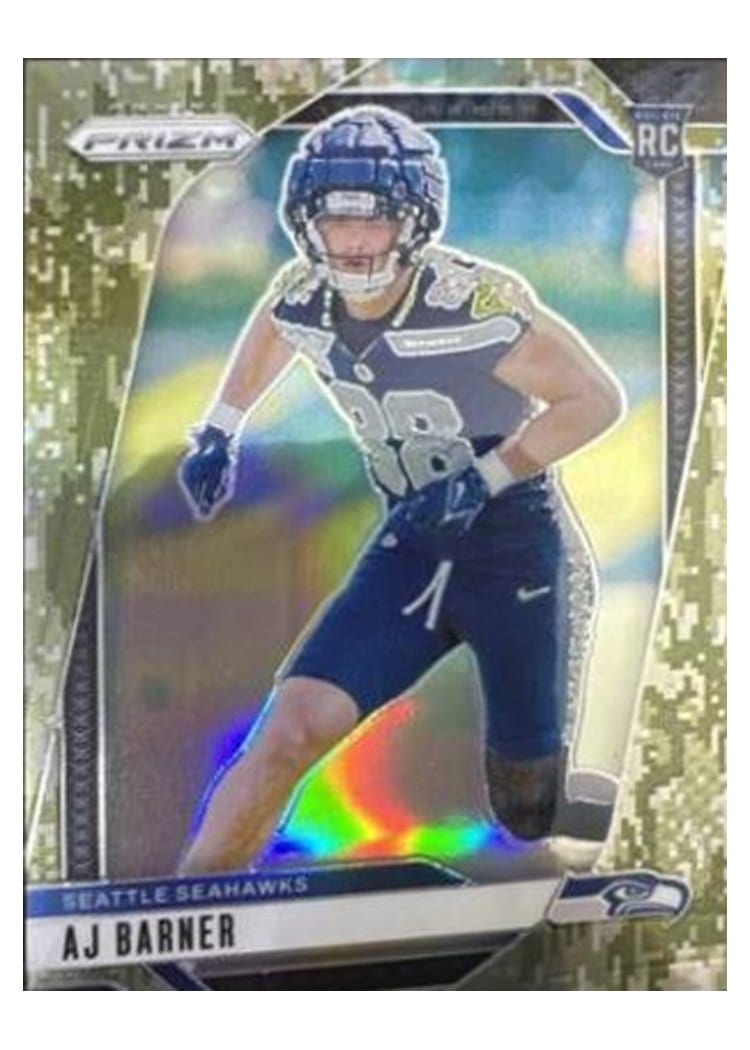 2024 Panini Prizm Base Set AJ Barner #304 card