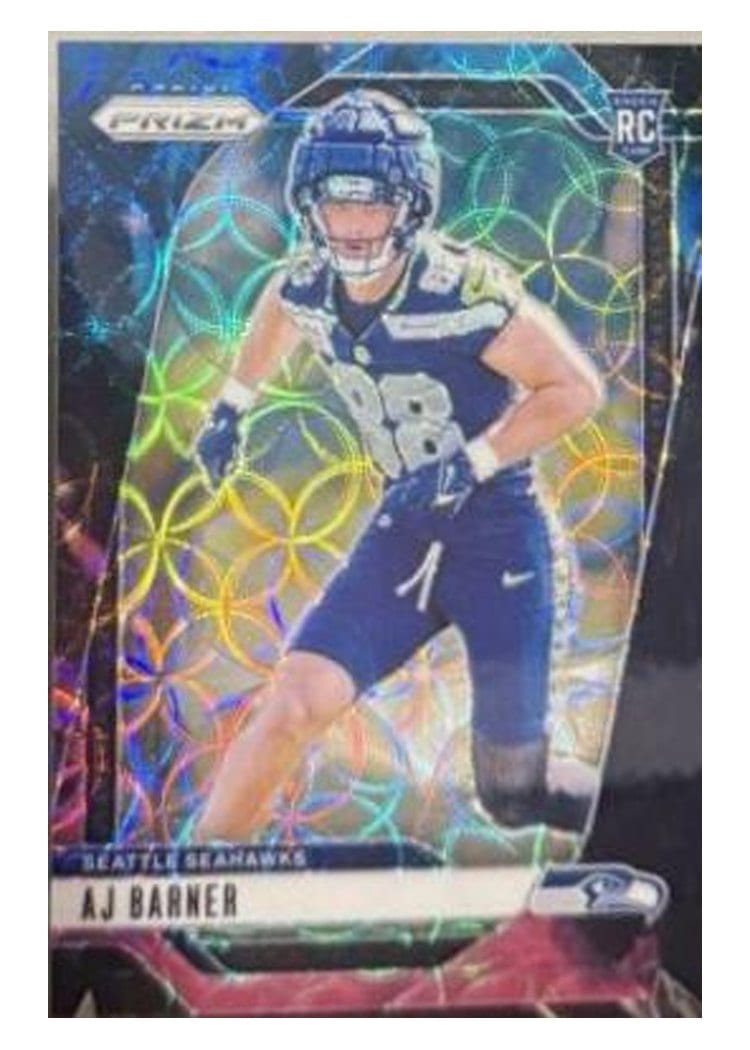 2024 Panini Prizm Base Set AJ Barner #304 card