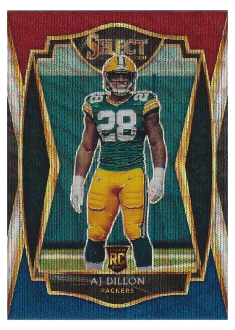 2020 Panini Select Base Set AJ Dillon #165 card