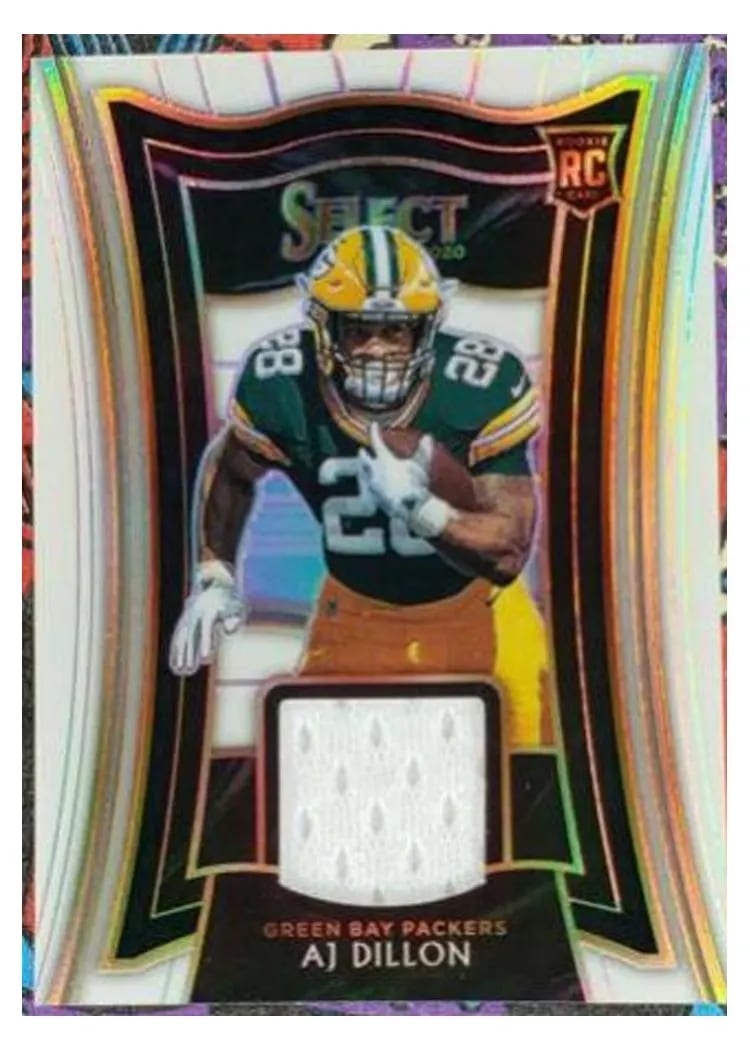 2020 Panini Select Base Set AJ Dillon #165 card