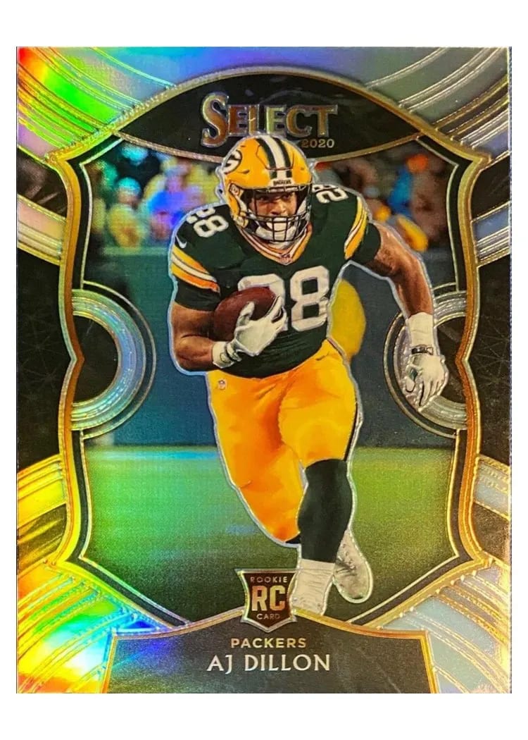 2020 Panini Select Base Set AJ Dillon #65 card