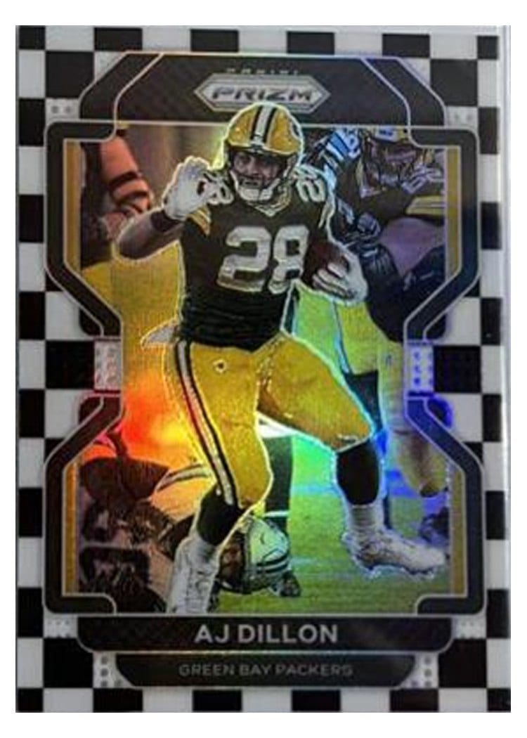 2021 Panini Prizm Base Set AJ Dillon #140 card