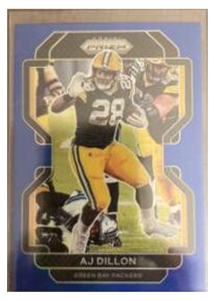 2021 Panini Prizm Base Set AJ Dillon #140 card