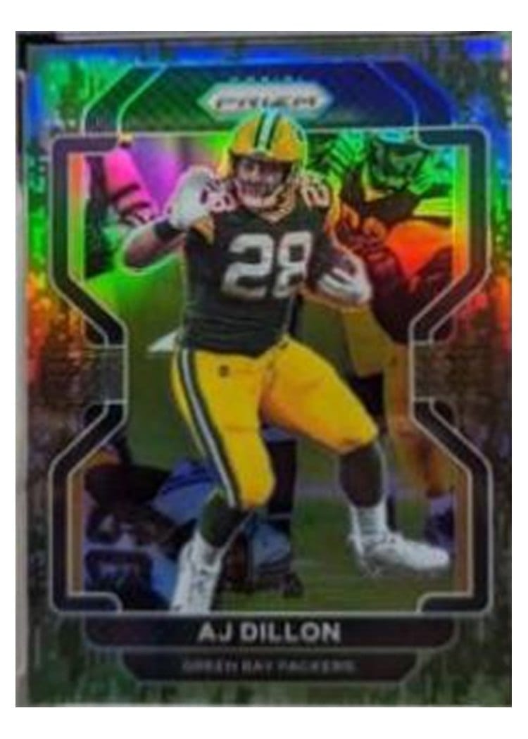 2021 Panini Prizm Base Set AJ Dillon #140 card