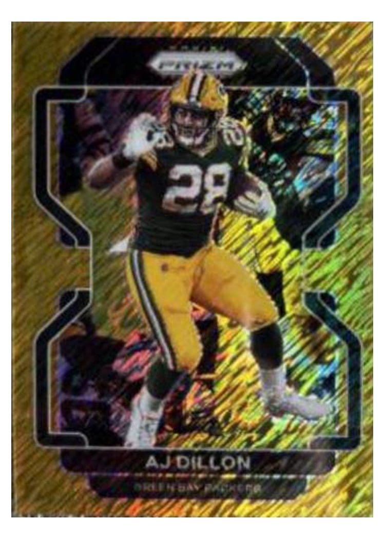 2021 Panini Prizm Base Set AJ Dillon #140 card