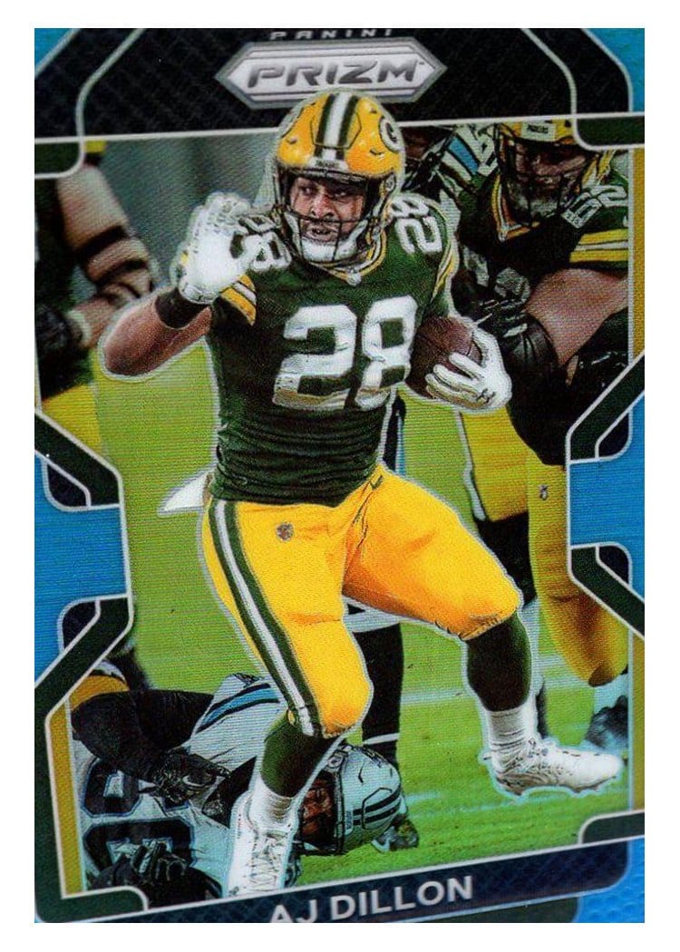 2021 Panini Prizm Base Set AJ Dillon #140 card