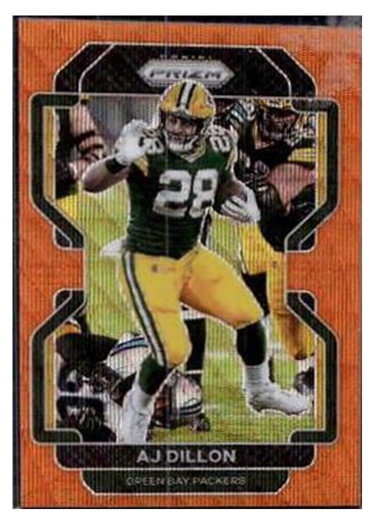 2021 Panini Prizm Base Set AJ Dillon #140 card