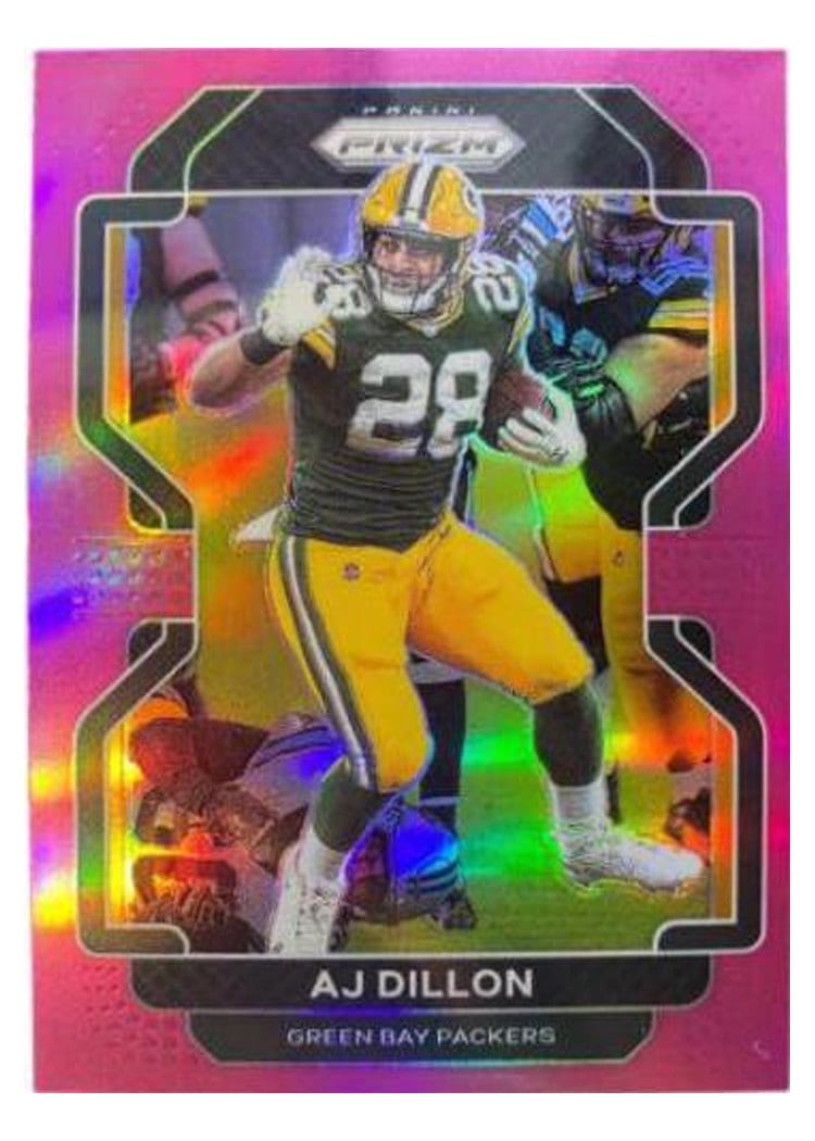 2021 Panini Prizm Base Set AJ Dillon #140 card