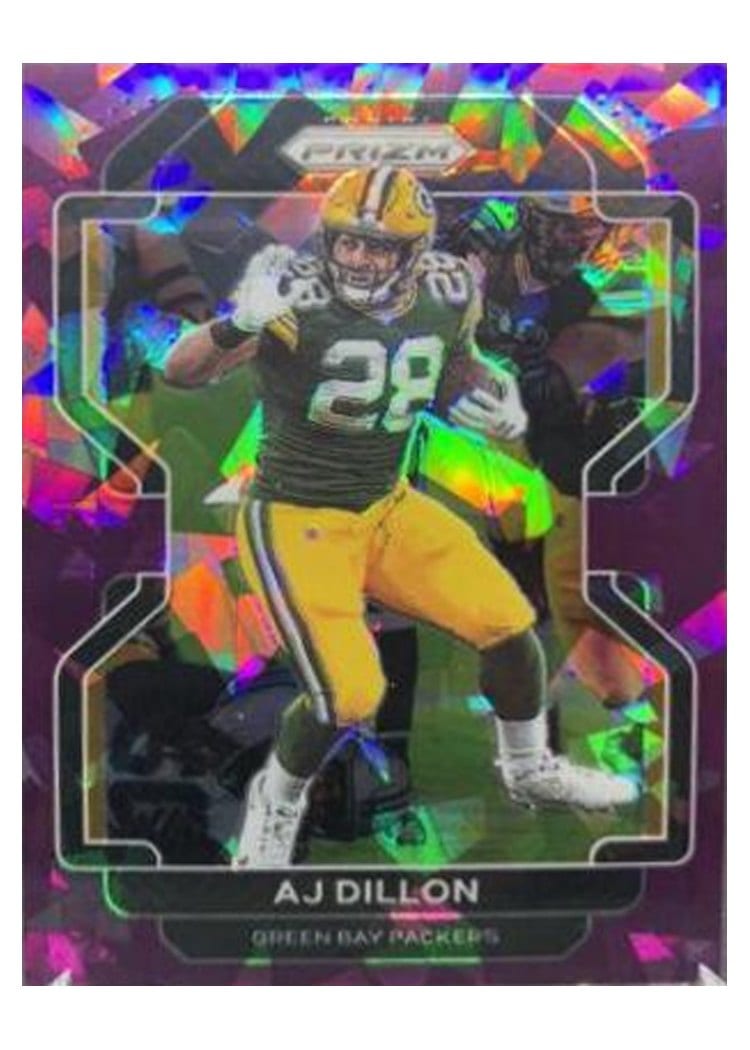 2021 Panini Prizm Base Set AJ Dillon #140 card