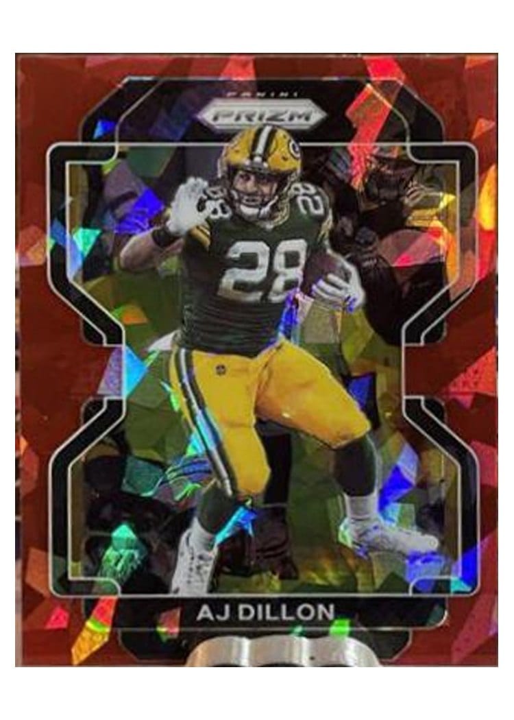 2021 Panini Prizm Base Set AJ Dillon #140 card