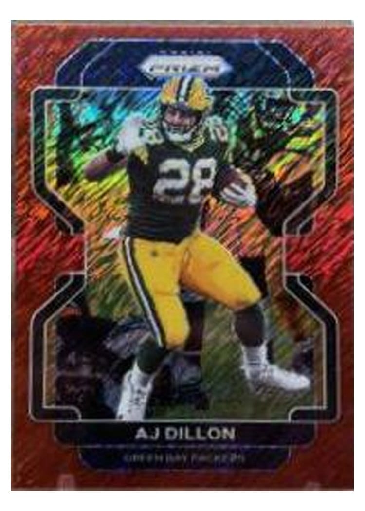2021 Panini Prizm Base Set AJ Dillon #140 card