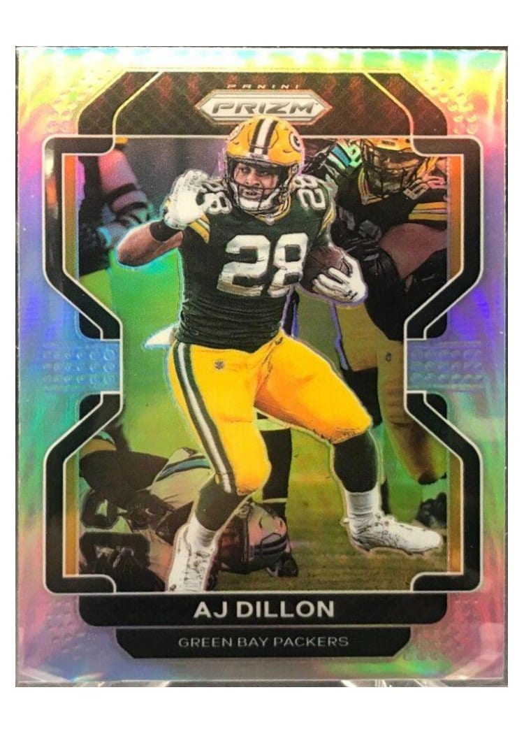2021 Panini Prizm Base Set AJ Dillon #140 card