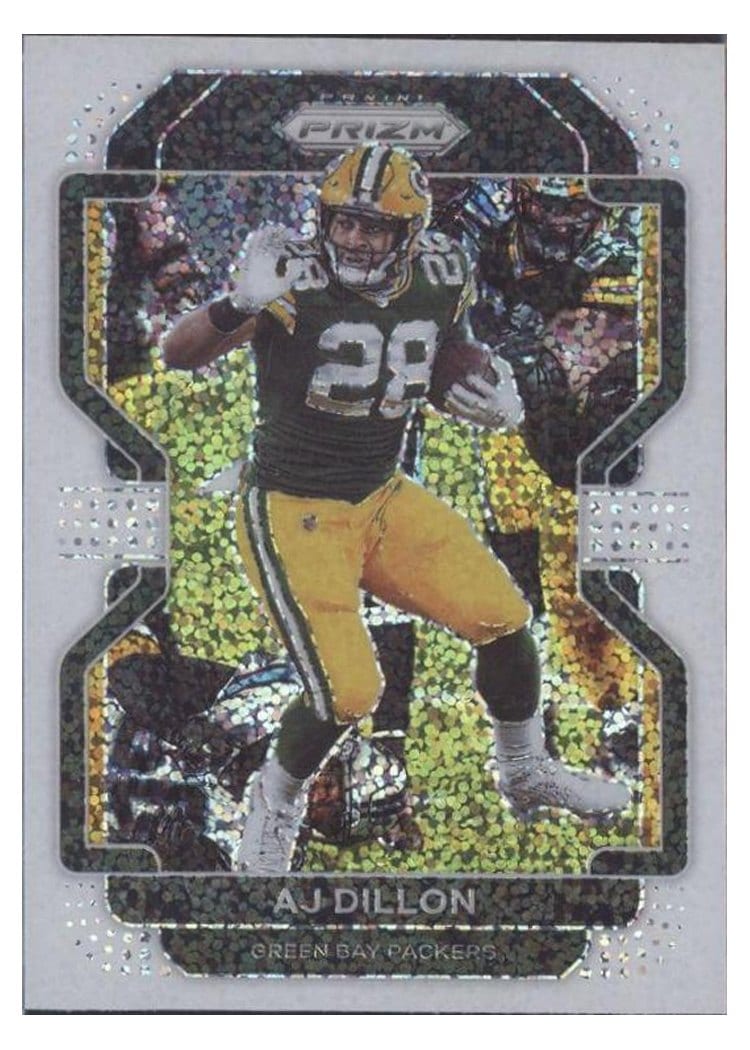 2021 Panini Prizm Base Set AJ Dillon #140 card