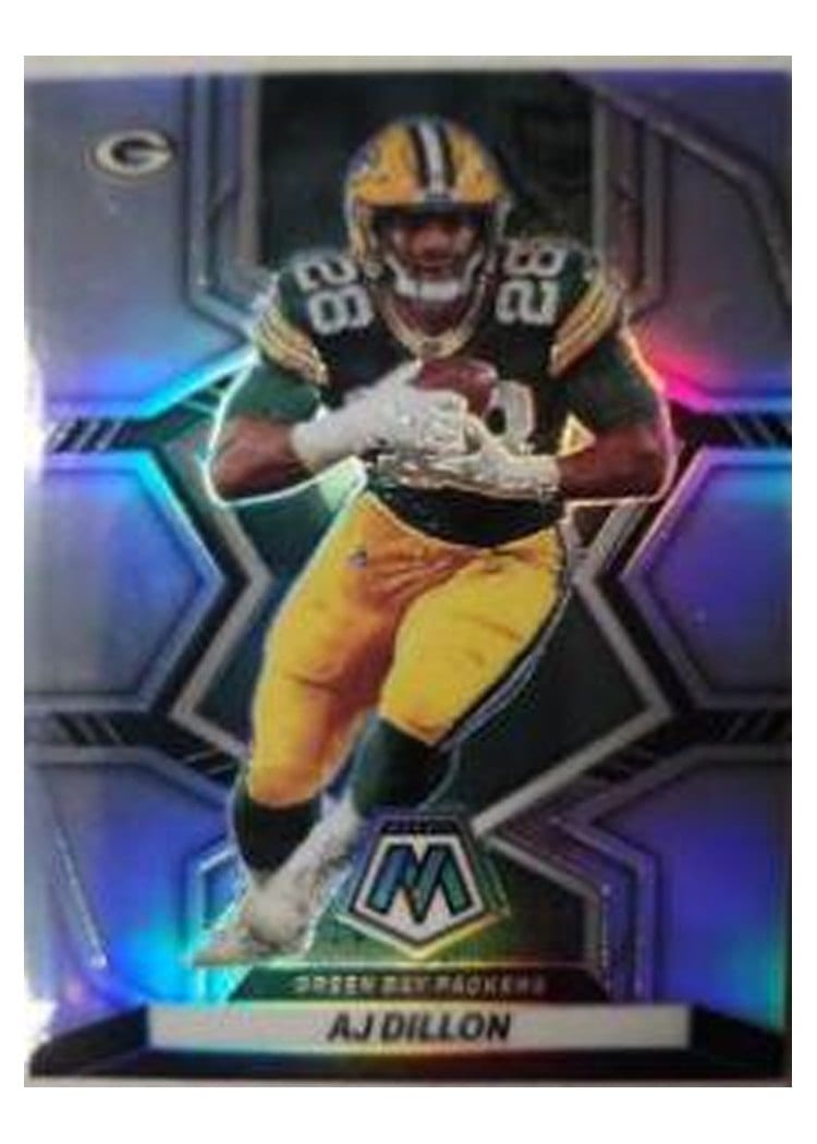 2022 Panini Mosaic Base Set AJ Dillon #71 card